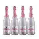 Espumante Sem Álcool Rose Ice Garibaldi 750ml Caixa Kit 4un