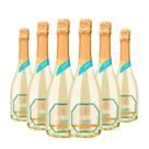 Espumante Zero Álcool 0% Branco Serra Gaúcha 750ml Kit 6 unidades