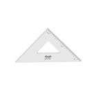 Esquadro Acrilico 2m/m C/grav. 45 32cm
