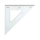 Esquadro Acrílico Desetec Trident 45 16cm com Escala 1516 Esquadro Acrílico Desetec Trident 45 16cm com Escala 1516