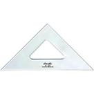 Esquadro Acrílico Desetec Trident sem Escala 2532 45 32cm Mod 2532 Esquadro Acrílico Desetec Trident sem Escala 2532 45 32cm Mod 2532