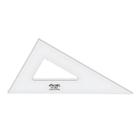 Esquadro Acrílico Desetec Trident sem Escala 30/60/90 21cm Mod 2621