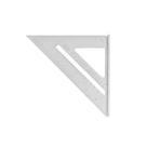 Esquadro aluminio 12" triangular paraboni