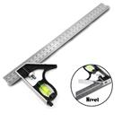 Esquadro Combinado Com Nível 12 Polegadas 300mm Starfer