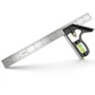 Esquadro combinado Micymedo 30 cm em aço inoxidável Esquadro combinado Micymedo 30 cm em aço inoxidável