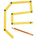 Esquadro Combinado Suta inteligente Régua Articulado Para Transferir Ângulos e Grau+ Lápis Esquadro Combinado Suta inteligente Régua Articulado Para Transferir Ângulos e Grau+ Lápis