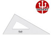 Esquadro de Acrílico Trident 16cm - sem Escala - Ref.2616