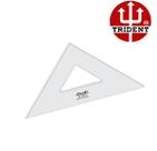 Esquadro de Acrílico Trident 21cm - sem Escala - Ref.2521