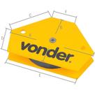 Esquadro Magnético Hexagonal 10Kgf Para Soldador Vonder