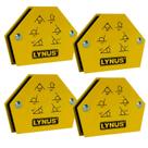 Esquadro Magnético para Soldador EML-12 Capacidade 12 KG Kit 4 Peças LYNUS Esquadro Magnético para Soldador EML-12 Capacidade 12 KG Kit 4 Peças LYNUS