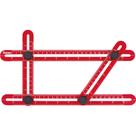 Esquadro Movel Plastico Cortag Ajustavel 25X12Cm 61878 Esquadro Movel Plastico Cortag Ajustavel 25X12Cm 61878