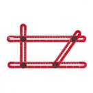 Esquadro Movel Plastico Cortag Ajustavel 25X12Cm 61878 Esquadro Movel Plastico Cortag Ajustavel 25X12Cm 61878