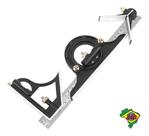 Esquadro Nível E Transferidor Combinado 3 Em 1 Inox 300mm