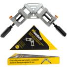 Esquadro P/ Soldador e Marceneiro Ajuste Liberação 65Mm Titanium Platina