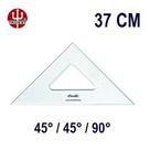 Esquadro Sem Escala 2537 45/45/90 37cm Trident