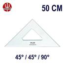 Esquadro Sem Escala 2550 45/45/90 50cm Trident