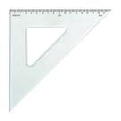 Esquadro Trident Acrílico 26cm 45/45/90 Sem Escala 2526