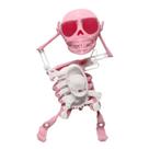 Esqueleto Assustador Dançante: Crânio 3D Decorativo Para Mesa, Carro E Casa - Brinquedo De Decoração