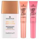 Essence Kit - Bronzer Líquido Dourado + Blush Líquido Dusty Rose + Iluminador Líquido Breezy Bronze