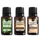 Essência Alecrim Sândalo e Black Vanilla 10ml - Super Concentrada a Base de Óleo