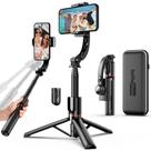 Estabilizador de Cardan para Smartphone com Tripé - Selfie Stick em Alumínio
