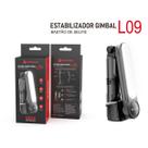 Estabilizador de Vídeo Gimbal L09 Preto com Led e Tripé Incluído