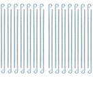 Estaca Para Barraca 30 Cm Aço Galvanizado 4,2 Mm Kit 24 Unid