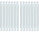Estaca Para Barraca 30 Cm Aço Galvanizado 4,2 Mm Kit 24 Unid