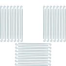 Estaca Para Barraca 30 Cm Aço Galvanizado 4,2 Mm Kit 36 Unid
