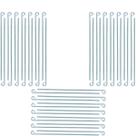 Estaca Para Barraca 30 Cm Aço Galvanizado 4,2 Mm Kit 36 Unid