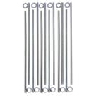 Estaca Para Barraca 40 Cm - 12 Unidades (06 MM) Sustentação de Plantas