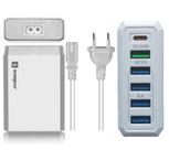 Estação Carregador De Celular Com Função Turbo 6 Portas Usb - Sumexr Estação Carregador De Celular Com Função Turbo 6 Portas Usb - Sumexr