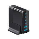 Estação Carregador Turbo Celular Tomada 2 USB 4 TIPOC 80W Dock