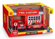 Estacao Corpo de Bombeiro Com 02 Carros- Bs toys