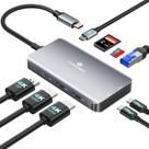 Estação de Acoplamento USB-C THANDBLE 9 em 1 com Dupla HDMI 4K e PD100W