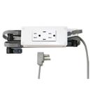 Estação de ancoragem de saída na gaveta USB-C Compact White