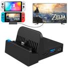 Estação de ancoragem de TV Ukor para Nintendo Switch com adaptador HDMI