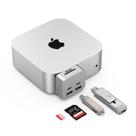 Estação de ancoragem GIISSMO Mac mini M4 com hub 6 em 1 e leitor de cartão