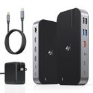 Estação de ancoragem para laptop LIONWEI 16 em 1, monitor triplo USB C