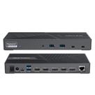 Estação de Ancoragem Tripla WAVLINK DisplayLink 4K 60Hz
