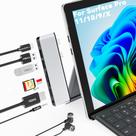 Estação de ancoragem USB C Adapter Hub para Surface Pro 11 Suejezt