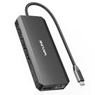 Estação de ancoragem USB C WAVLINK com monitor duplo e monitor triplo