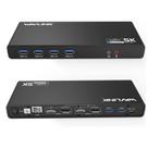 Estação de Ancoragem WAVLINK USB 3.0 e USB-C - Suporte para Dual Display 4K