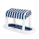 Estação de bebidas flutuante FUNBOY Giant Navy Cabana Stripe