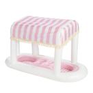 Estação de bebidas flutuante FUNBOY Giant Pink Cabana Stripe