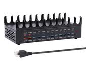 Estação de Carregamento Mizccdem 420W Carregador Rápido Multiportas com 24 Portas