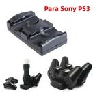 Estação De Carregamento Rápido USB Para Controladores Duplos PS3, Carregador Para Gamepad Sony