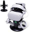 Estação de carregamento TechKen para fone de ouvido Oculus Quest 2 VR Estação de carregamento TechKen para fone de ouvido Oculus Quest 2 VR