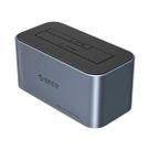 Estação De Disco Rígido De Alumínio Dual-Bay Tipo-C 10Gbps ORICO Com Clonagem Offline Para HDD De Estação De Disco Rígido De Alumínio Dual-Bay Tipo-C 10Gbps ORICO Com Clonagem Offline Para HDD De
