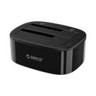 Estação De Docking Dual-Bay Para HDD SSD ORICO 2.5/3.5 Polegadas SATA USB 3.0 Com Adaptador De